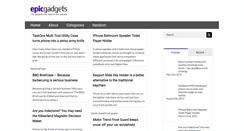 Desktop Screenshot of epicgadgets.com